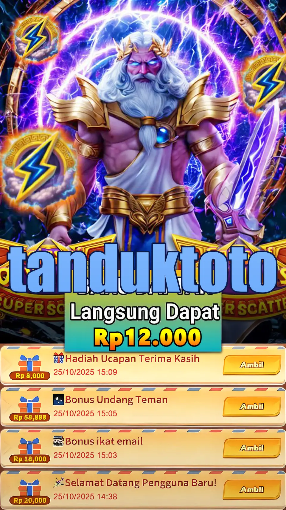 tanduktoto Tangkapan Layar - APK Resmi